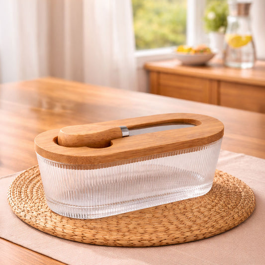 Butter Storage Box with Spreader Knife