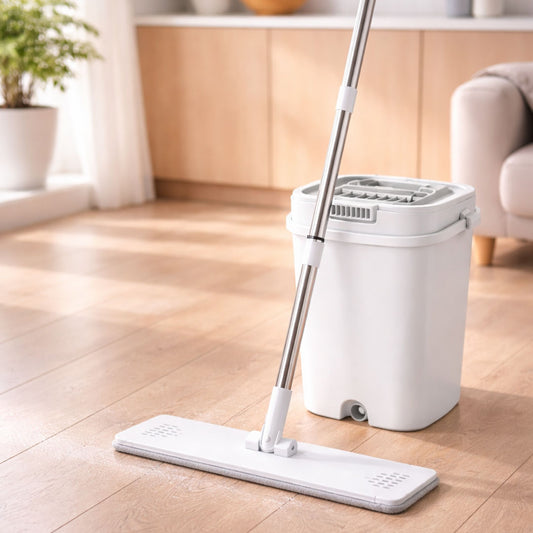 Flat Mop with Bucket