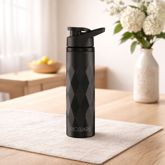 Stainless Steel 750ML Water Bottle - BPA-Free, Leak-Proof, Sipper Cap