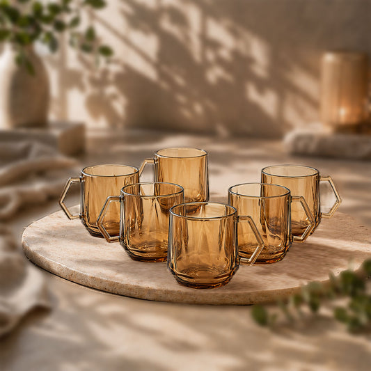 Amber Cup Set